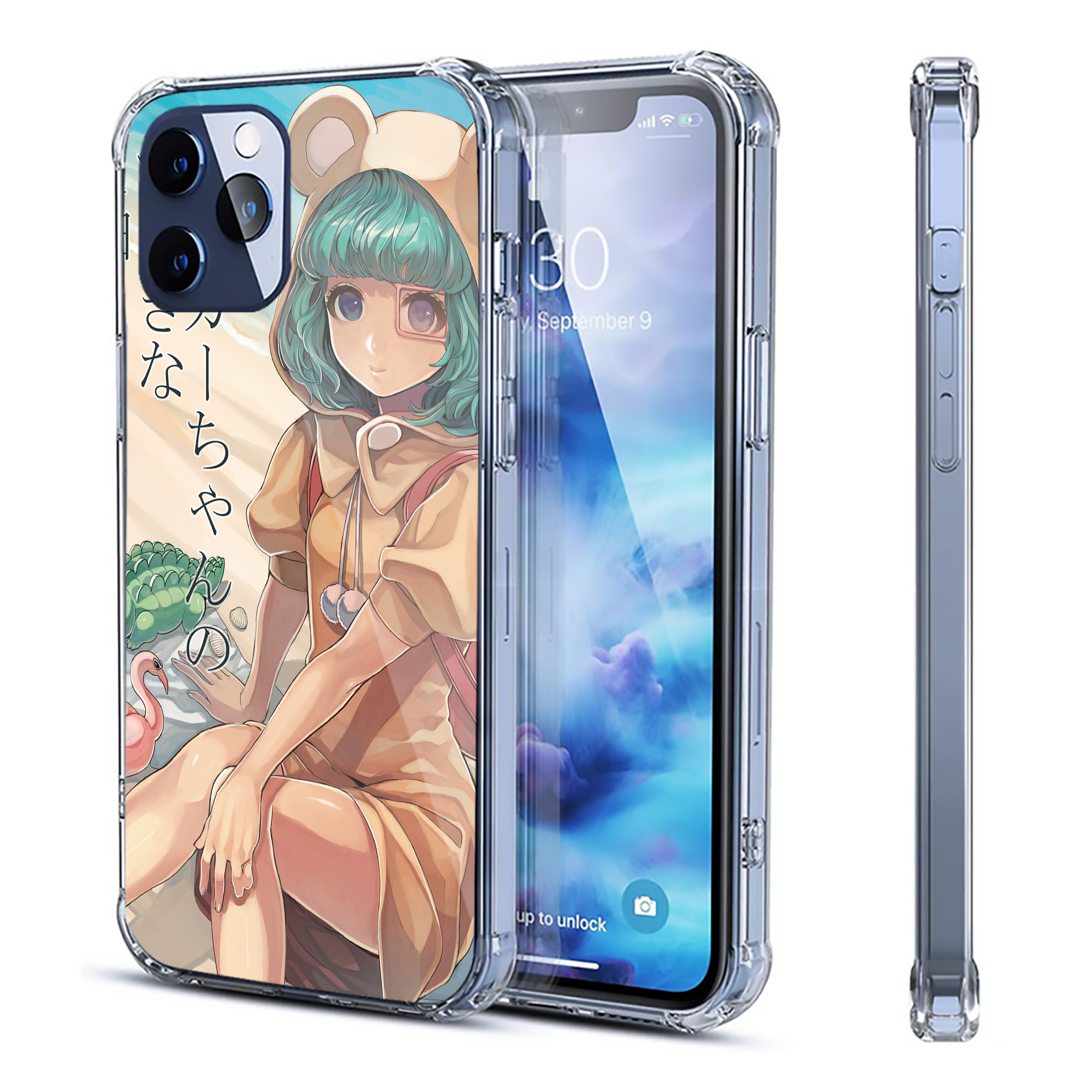 （画像用） ワンピース ONE PIECE 【iPhone 12シリーズ対応】透明スマホケース（クリアソフトケース）